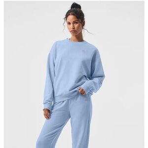 Alo Accolades crewneck Seashell Blue Xxs